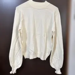 再値下げ‼️w closet 長袖ニット ホワイト　新品未使用のサムネイル