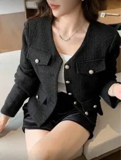 テーラードジャケット ツイード