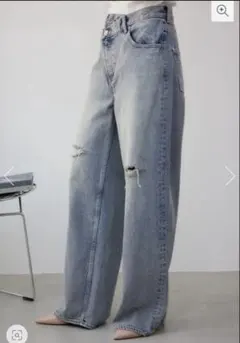 AZUL DENIM ダメージラップデニム