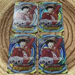モンキー・D・ルフィ：プレミアムカードコレクション SR ４枚
