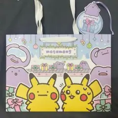 韓国限定 ポケモン メタモン ポップアップ ショッパー タグ 2点セット