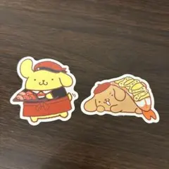 スシロー　ポムポムプリン　ピック　2枚セット