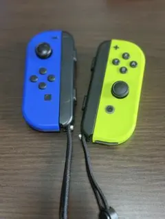 Nintendo Switch Joy-Con ブルー/ネオンイエロー - メルカリ
