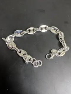 シルバー色チェーンブレスレット 約16cm