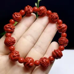無相仏 オリーブ核透かし彫り ブレスレット - メルカリ