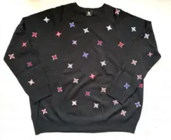 ポールスミス　星型刺繍 黒 ニットセーター 長袖のサムネイル