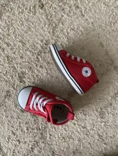 コンバース　キッズ赤スニーカー 14.0 EE