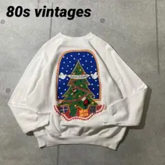 80sヴィンテージ　PEACE ON EARTH 地球平和　クリスマス　ダサカワ