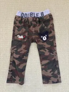 DOUBLE B ９０㎝　迷彩柄 ボトムス　Bくん