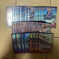 ワンピースカードゲーム 赤エース フルパラレル 構築済みデッキ - メルカリ
