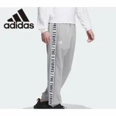 adidas スウェットパンツ サイドロゴ　裏起毛