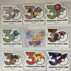 韓国限定 ポケモン 30周年記念 ステッカー まとめ売り - メルカリ
