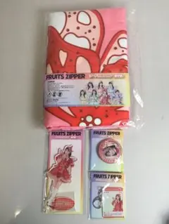 b-910FRUITS ZIPPER 月足天音 全4種セット GiGO アクリル