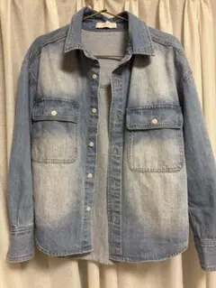 美品　B'MING デニムシャツ 長袖 ライトブルー