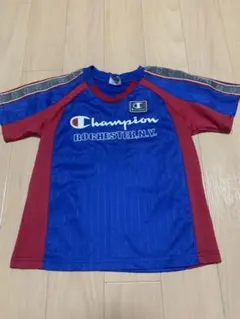 Champion Tシャツ 110cm ブルー レッドのサムネイル