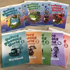Oxford Phonics World 1-5英語教材 子供 10冊セット - メルカリ