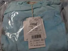 120 タグ付き新品　エルサ　長袖チュニックワンピース ブルー系 雪の結晶柄