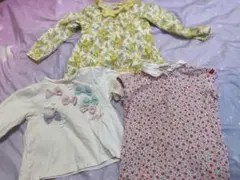 センスオブワンダー•ミキハウス•メゾピアノ 半袖、長袖カットソー 3点セット