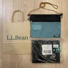【新品・タグ付き】L.L.Bean グローサリートート ブラック　サコッシュ付き