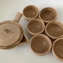 萩焼 小ぶり宝瓶/湯冷まし/煎茶碗(五客) 造形 煎茶道具時代物☆ - メルカリ