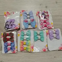 ヘアゴム リボン 10セット おまけ付き