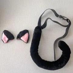 自作猫耳＆猫尻尾　コスプレ