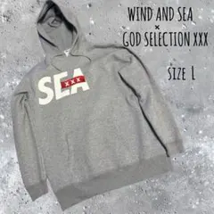 ウィンダンシーx ゴッドセレクションXXXコラボパーカー　サイズ L グレー美品