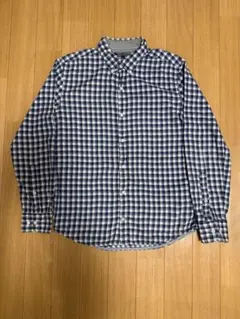 Tommy Hilfiger 長袖シャツ 青白チェック　Mサイズ