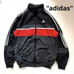 adidas track jacket アディダス　ジャージ　黒　vintage