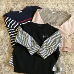 グリーンレーベル等長袖Tシャツ 3枚セット 100