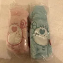 ケアベア ふわふわ パステルフェイスポーチ　ガチャガチャ