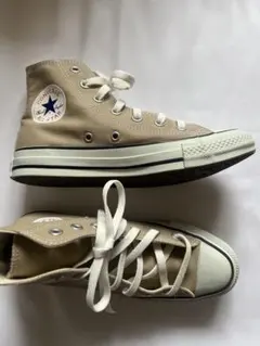 CONVERSE オールスター ハイカット ベージュ 24cm スニーカー