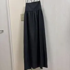 サマンサモスモス　無地　ダークグレー キャミソールワンピース