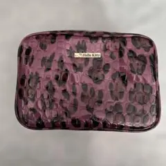 Hello Kitty♡♡パープルレオパードポーチ❣️