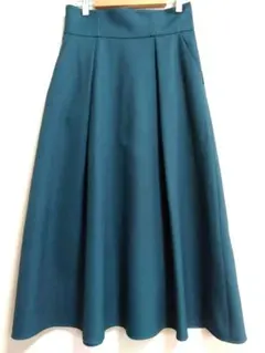 green label relaxing フレアスカート　ミモレ 通勤