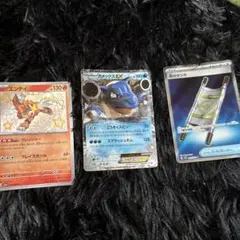 ポケモンカード エンテイ カメックスEX 夜のタンカ 3枚セットのサムネイル