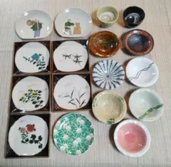 和風陶器皿セット まとめ売り17枚