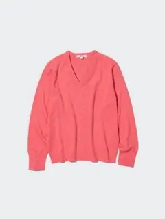 新品　ユニクロ　ウォッシャブル　コットン　Vネックセータ―　S　定価2990円