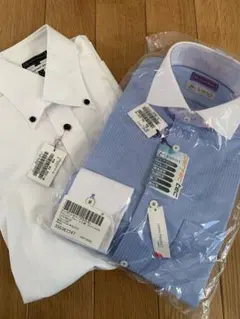 新品未使用品　ビジネスシャツ　2枚セット　オマケ付（写真6枚目）