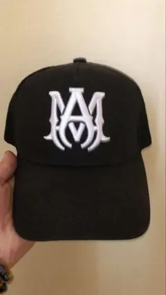 AMIRI ブラック トラッカーキャップ