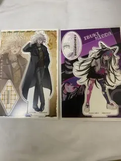ダンガンロンパ アクリルスタンド 狛枝凪斗 澪田唯吹 100均 ダイソー