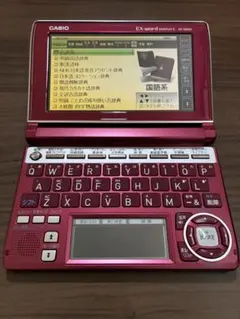 CASIO EX-word ピンク色電子辞書 - メルカリ