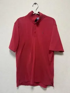 TOMMY HILFIGER GOLF ポロシャツ レッド 古着 y2kのサムネイル