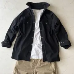 美品 カオス 洗える リネン混 セイロッテシャツ オーバーサイズ