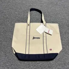 新品タグ付き　スリクソン ラウンド　バッグ タグ付き 倉敷帆布　ゴルフのサムネイル