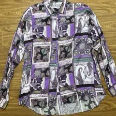 ETRO エトロ 長袖ワイシャツ ペイズリー柄 総柄 メンズ 美品