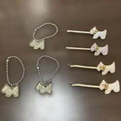 ポンポネット、かわいいテリアヘアピン セット