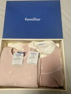 familiar ピンク ワンピース　ニット　セット　ブラウス　長袖