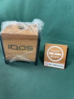 IQOS 灰皿(木目) 非売品 台座付き - メルカリ