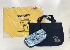 ピーナッツ　スヌーピー　トートバッグ2つ　ペットボトル＆水筒保冷バッグ
